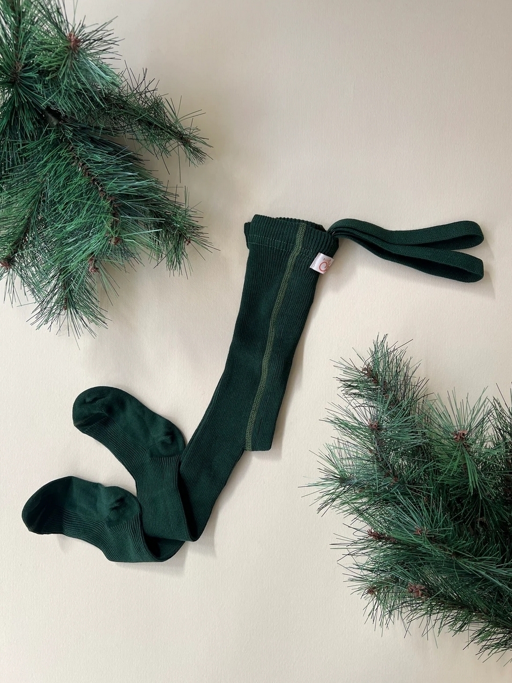 Silly Silas Ribbed Footed Tights